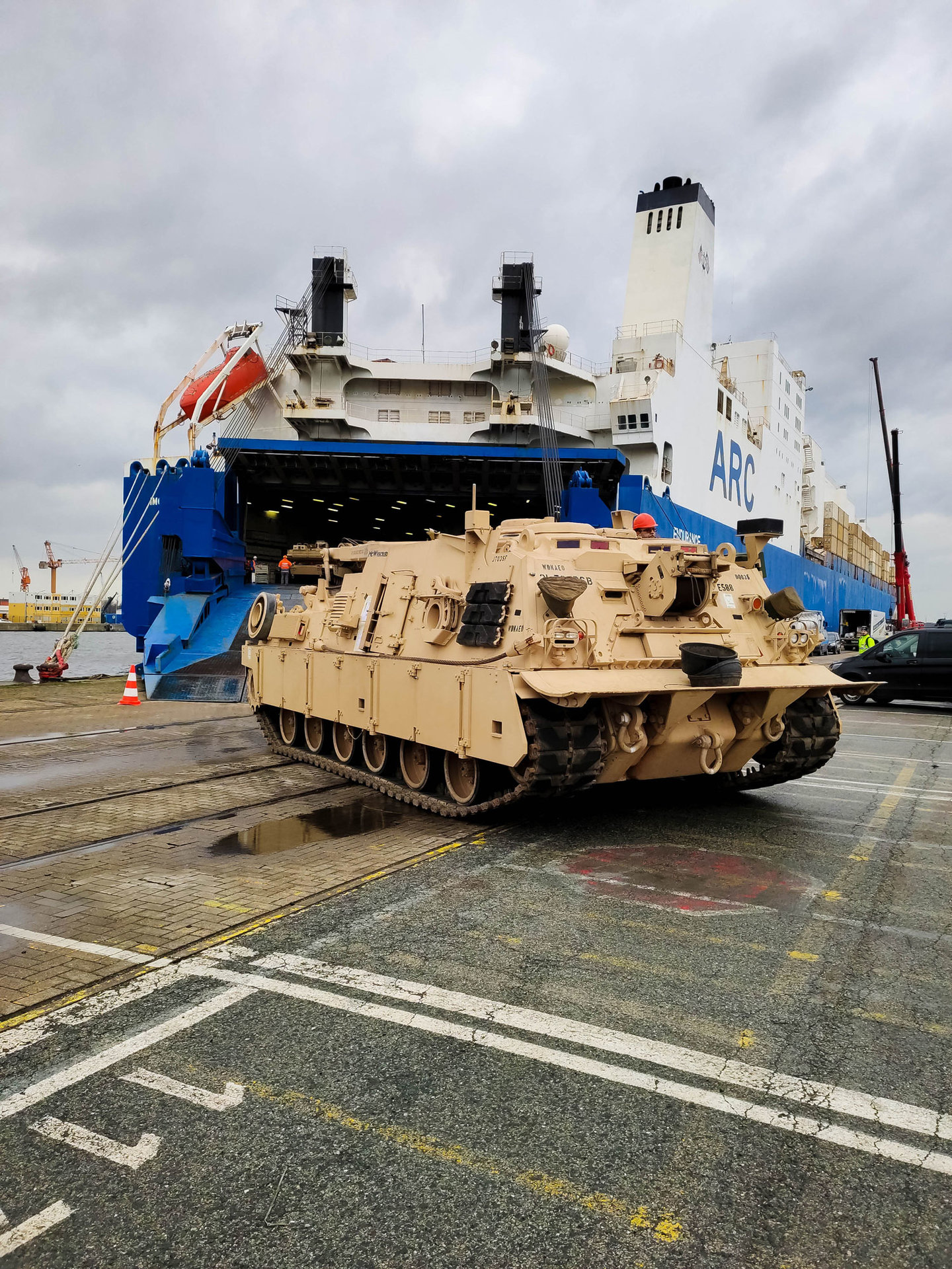 US equipment arrives in Germany for Defender Europe 20