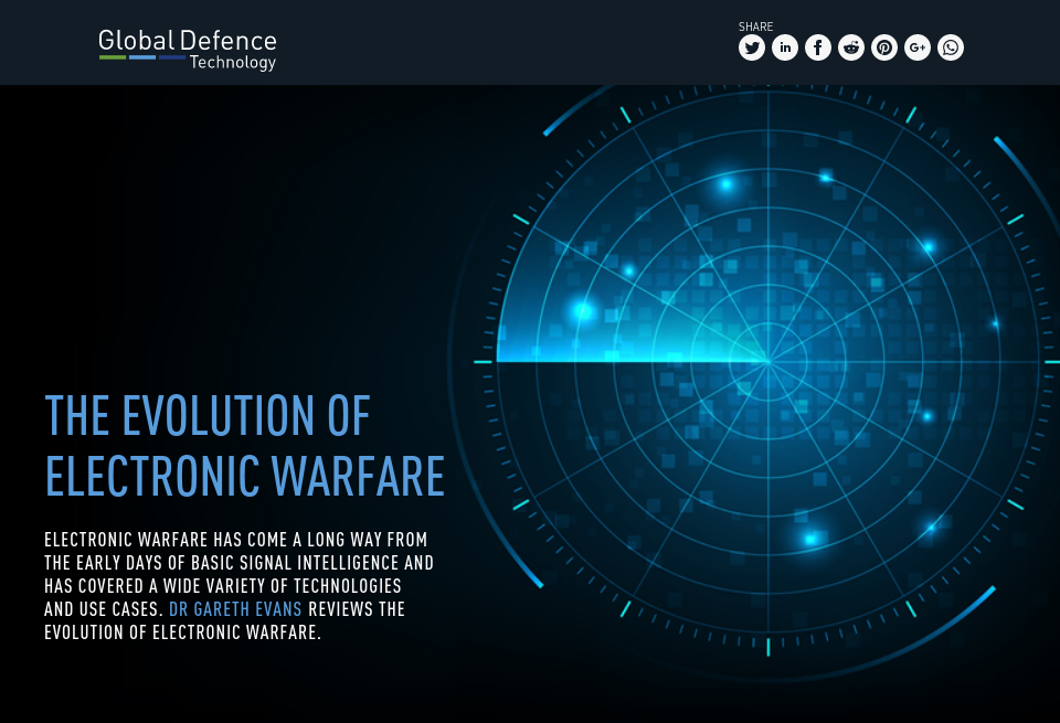 The evolution of electronic warfare - Global Defence Technology Special  Issue 1