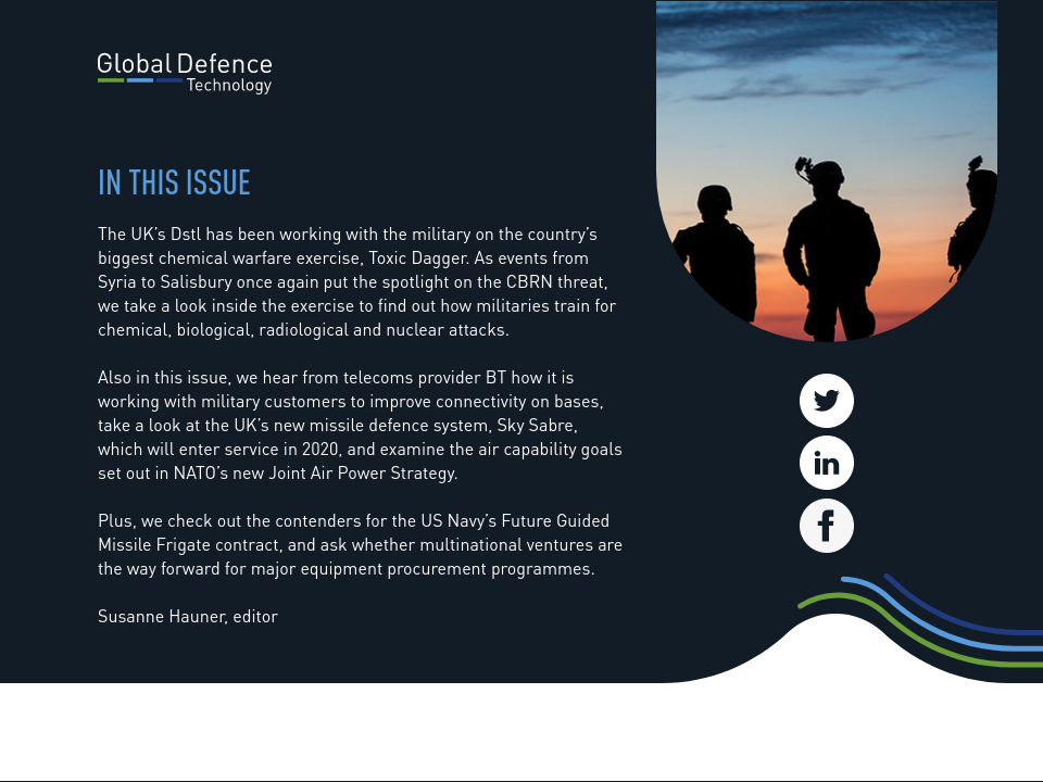In this issue - Global Defence Technology | Issue 86 | April 2018