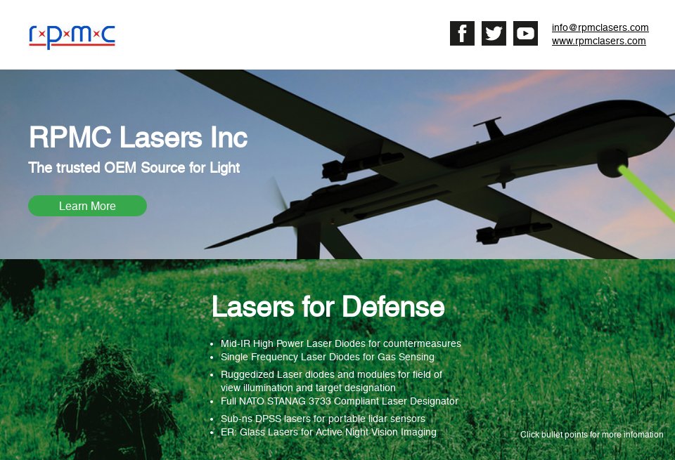 Flash Protection By Rpmc RPMC Lasers - Global Defence Technology | Issue 110 | April 2020