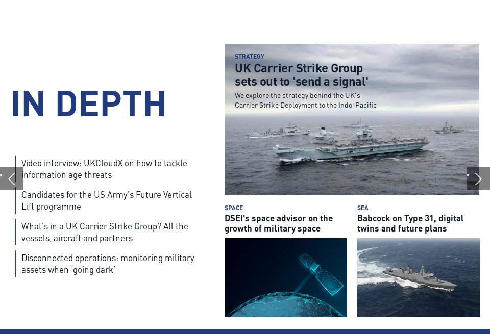 In Depth - Global Defence Technology | Issue 122 | April 2021