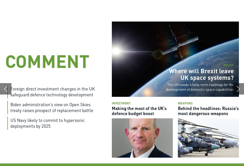 The defence industry key list - Global Defence Technology | Issue 118 ...