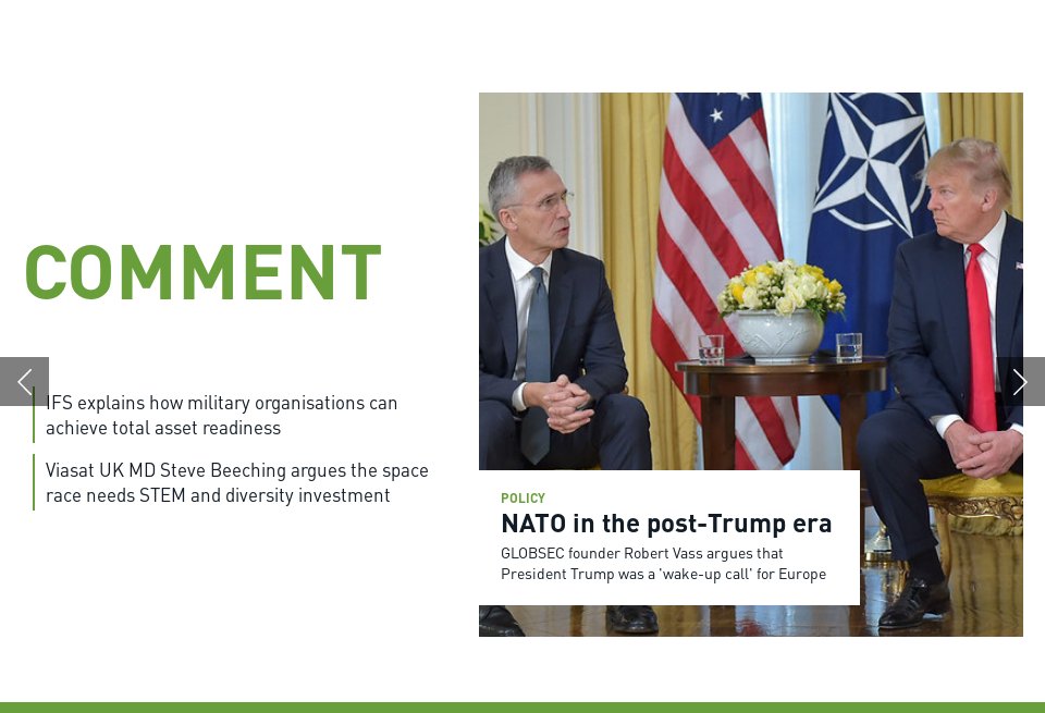 Comment - Global Defence Technology | Issue 119 | January 2021