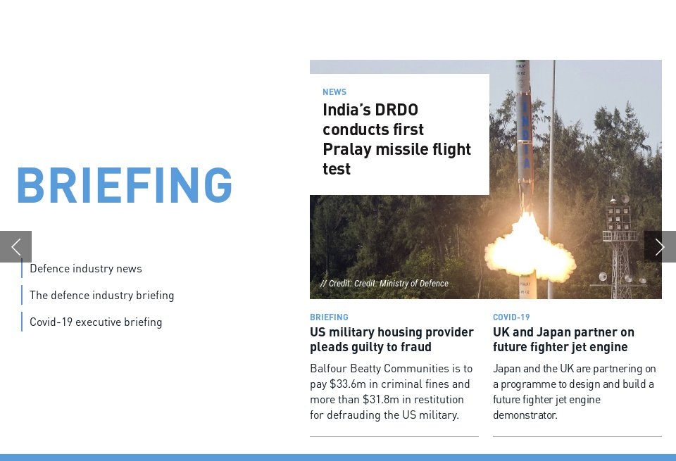 Briefing - Global Defence Technology | Issue 131 | January 2022