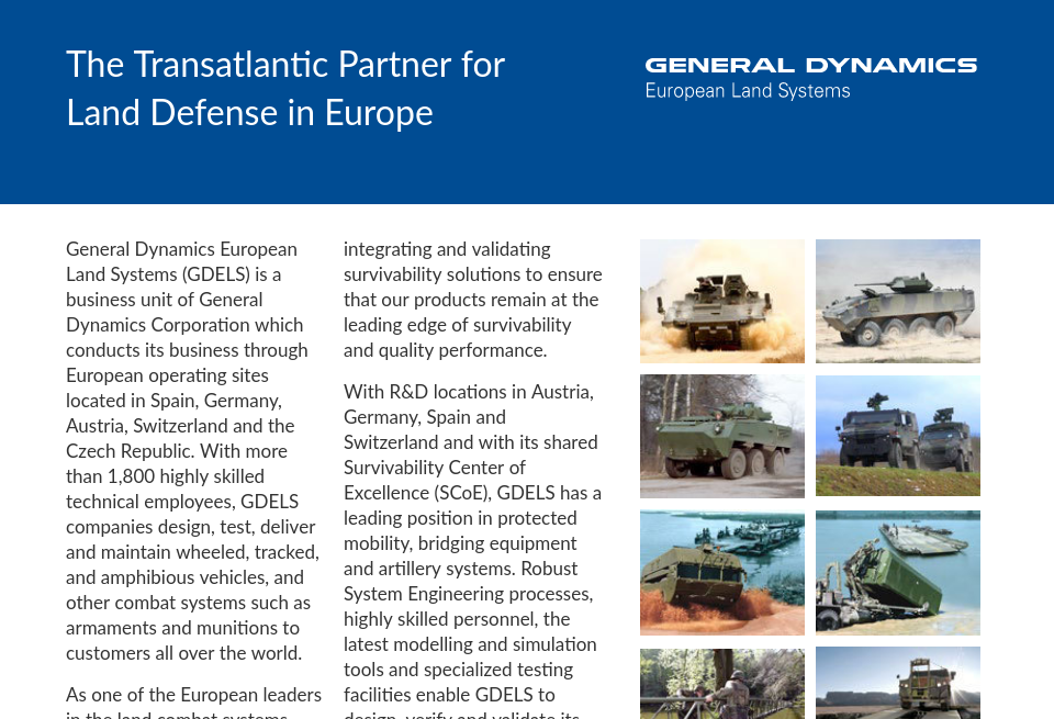General Dynamics - Global Defence Technology | Issue 88 | June 2018