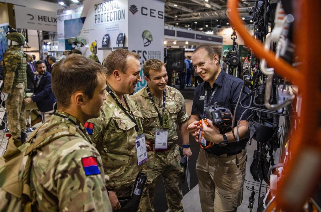Defence events allow companies to demonstrate their products to potential customers