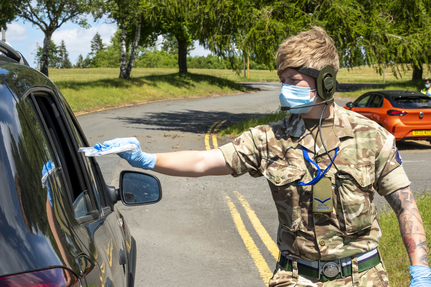 British Army runs mobile coronavirus testing units