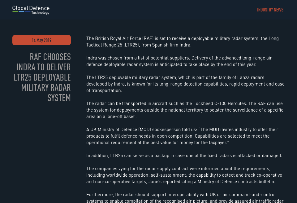 Industry news - Global Defence Technology | Issue 99 | May 2019