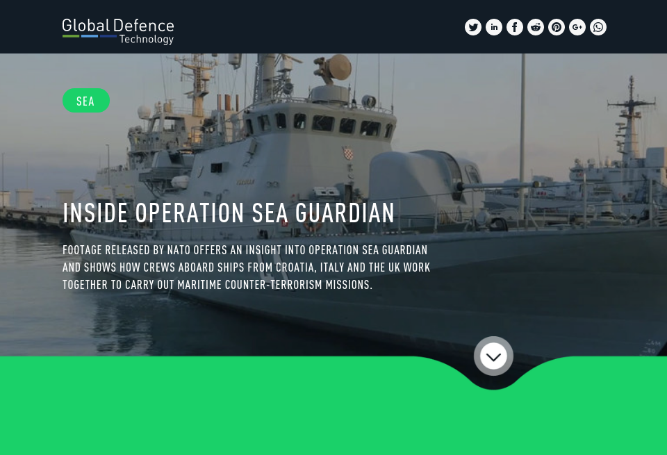 Inside Operation Sea Guardian - Global Defence Technology | Issue 92 ...