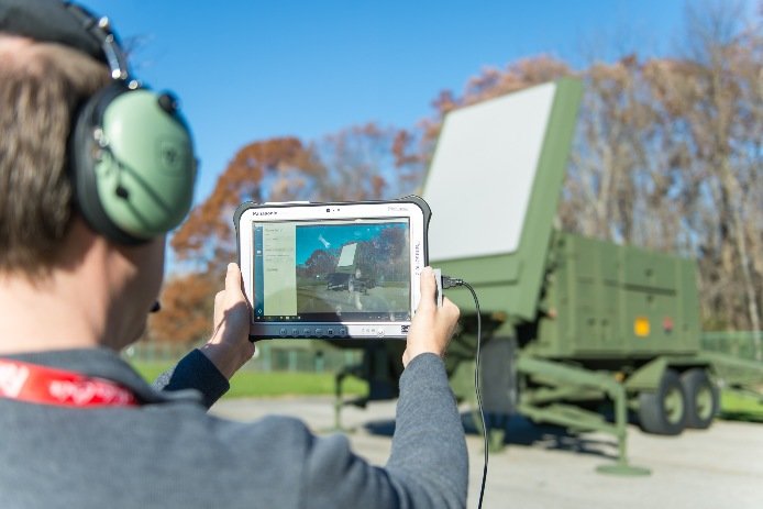 An example of the VirtualWorx system being used in the field. Image: Raytheon