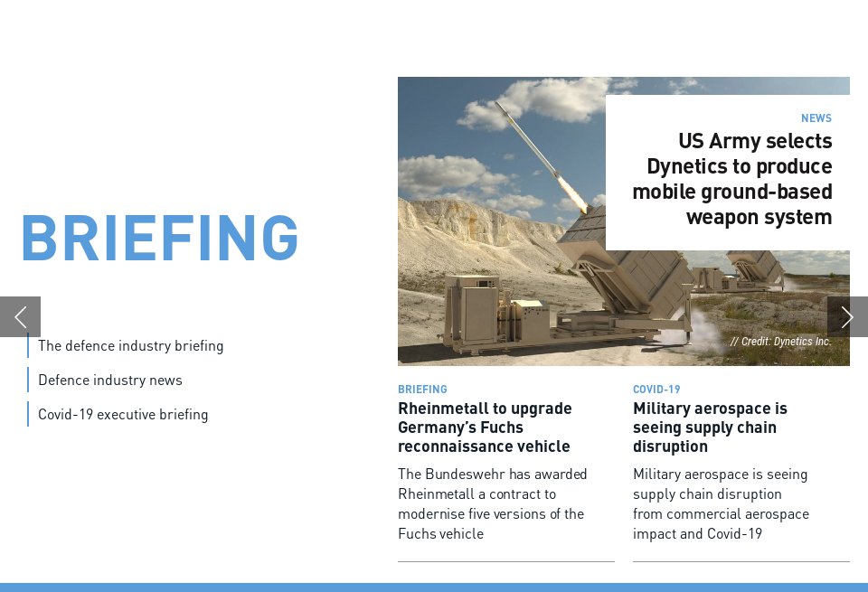 Briefing - Global Defence Technology | Issue 128 | October 2021