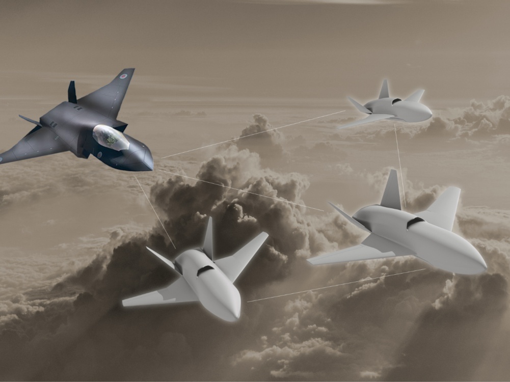 The Tempest aircraft will be able to control multiple support drones. 