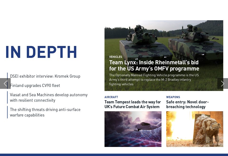In Depth - Global Defence Technology | Issue 127 | September 2021